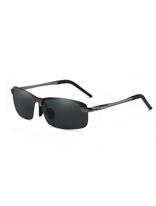 MOORAY Mens Sports Polarized Sunglasses UV Protection Fashion Sunglasses for Men Fishing Driving