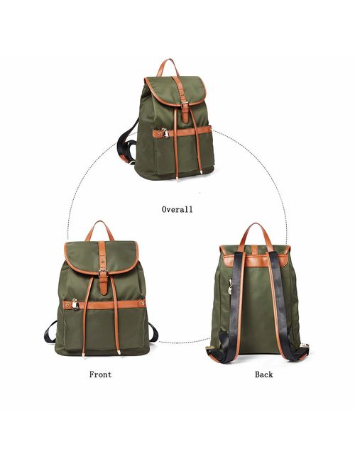 BOSTANTEN Women Backpack Purses Water Resistant Backpacks Nylon Light Weight Travel Bags