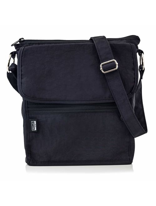 Travel Crossbody Purse - Hidden RFID Pocket - Includes Lifetime Lost & Found ID