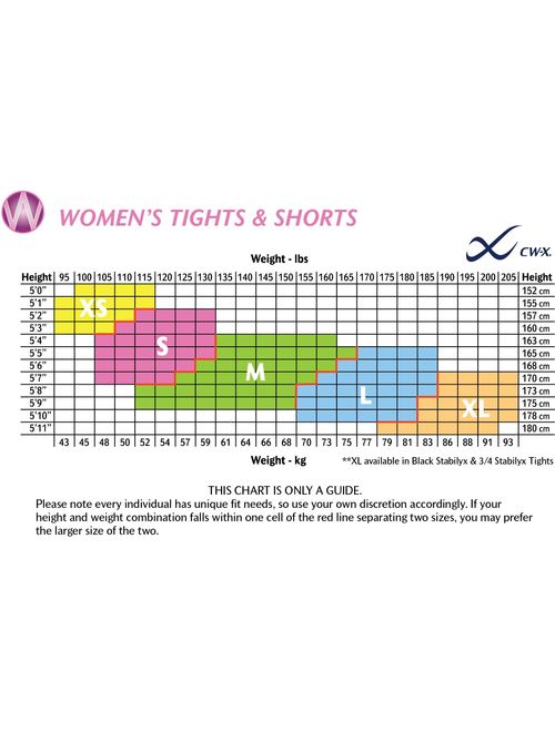 CW-X Women's Stabilyx Joint Support 3/4 Capri Compression Tight
