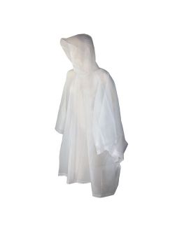 Totes Hooded Pullover Rain Poncho with Side Snaps