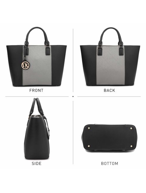 DASEIN Women's Handbags Purses Large Tote Shoulder Bag Top Handle Satchel Bag for Work