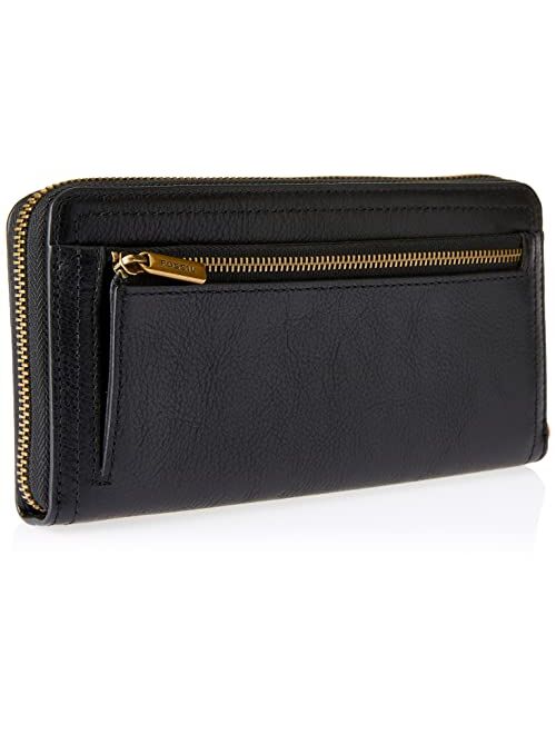 Fossil Logan RFID Zip Around Clutch Wallet