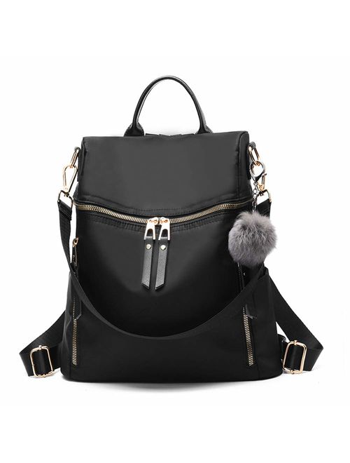 Designer Leather Backpack Purse Multifunctional Ladies Backpacks Solid Shoulder Bags for Womens