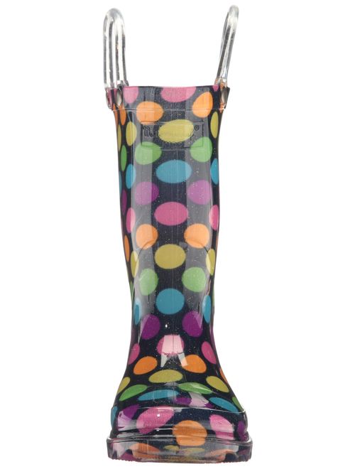 Western Chief Girls' Waterproof Rain Boots That Light up with Each Step