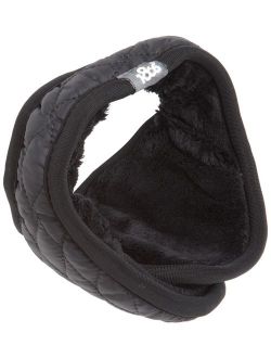 180s Women's Keystone Black Adjustable Behind-the-Head Ear Warmers Ear Muffs NEW