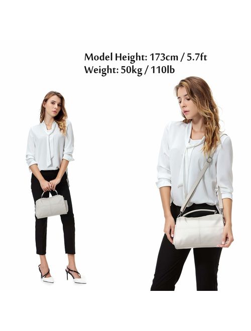 Crossbody Bags for Women,VASCHY Vegan Leather Top Handle Satchel Handbag Fashion Shoulder Bag Purse