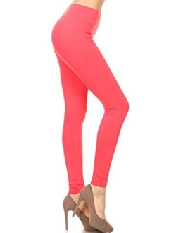 Women's Popular REG/Plus Premium Warm Fleece Lined Leggings Tights Pants
