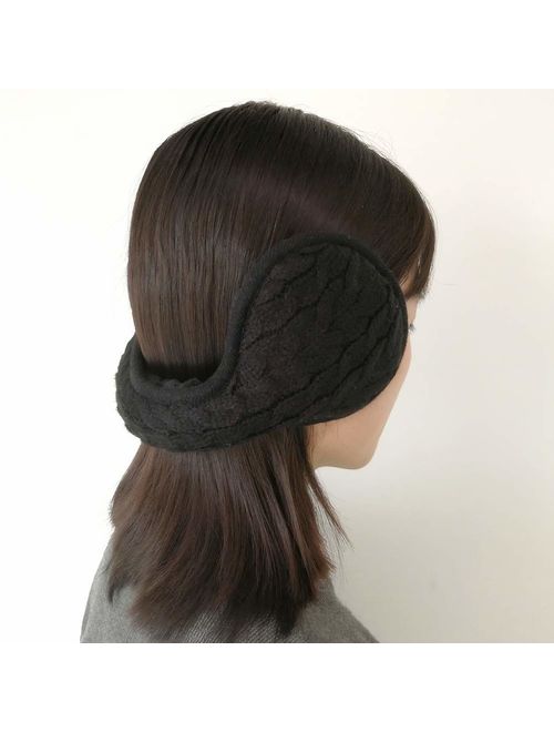 Cozy Design Women's Winter Adjustable Knitted Ear Muffs ...