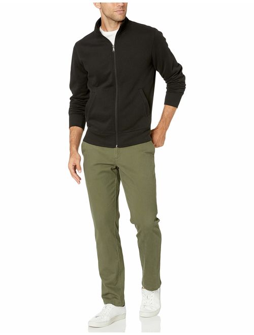 Amazon Essentials Men's Full-Zip Fleece Mock Neck Sweatshirt