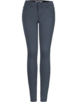 2LUV Women's Stretchy 5 Pocket Skinny Jeans