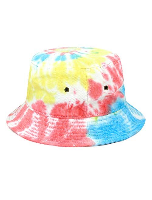 The Hat Depot 300N Unisex  Cotton Packable Summer Travel Bucket Beach Sun Hat