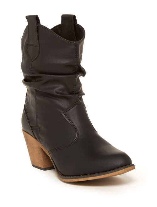 Charles Albert Women's Modern Western Cowboy Distressed Boot 