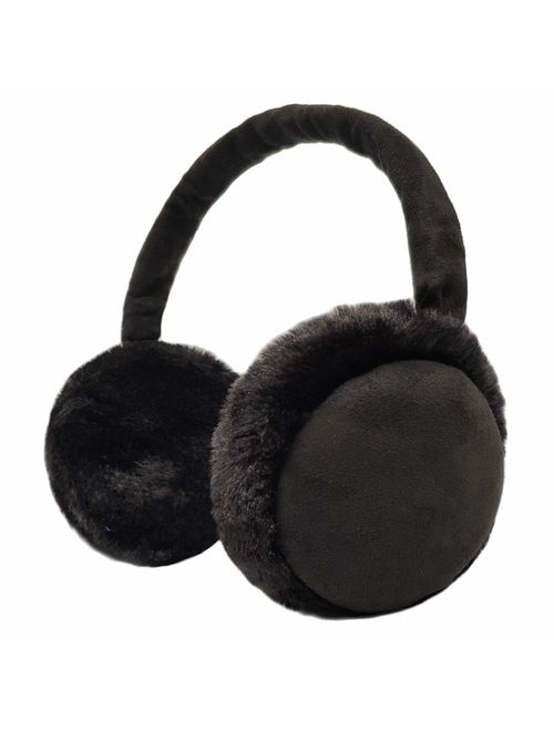 LETHMIK Winter Ear Muffs Outdoor,Mens&Womens Faux Fur Foldable Earmuffs Ear Warmer Cold Weather