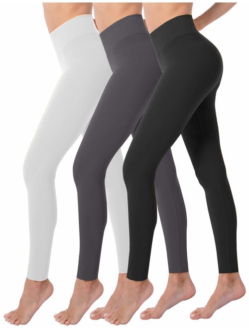 VALANDY High Waist Tummy Control Leggings for Women Buttery Soft Stretch Workout Yoga Pants One&Plus Size