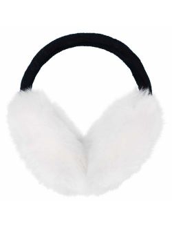 Women's Winter Knit Fluffy Ear Warmer Earmuffs