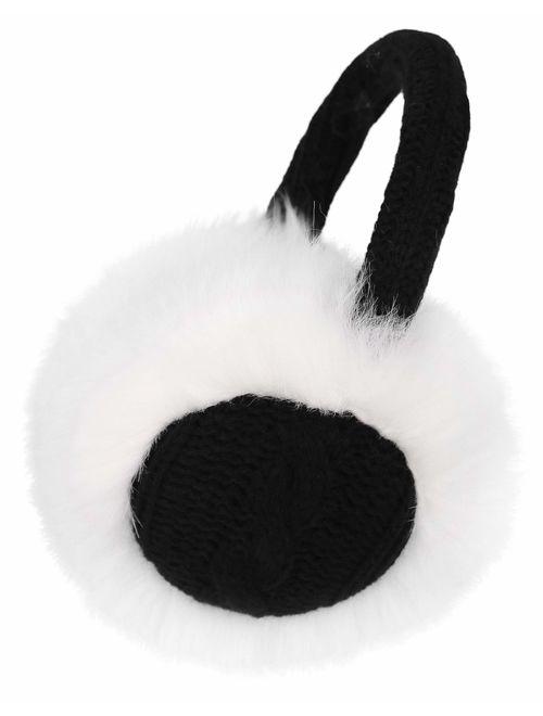 Women's Winter Knit Fluffy Ear Warmer Earmuffs