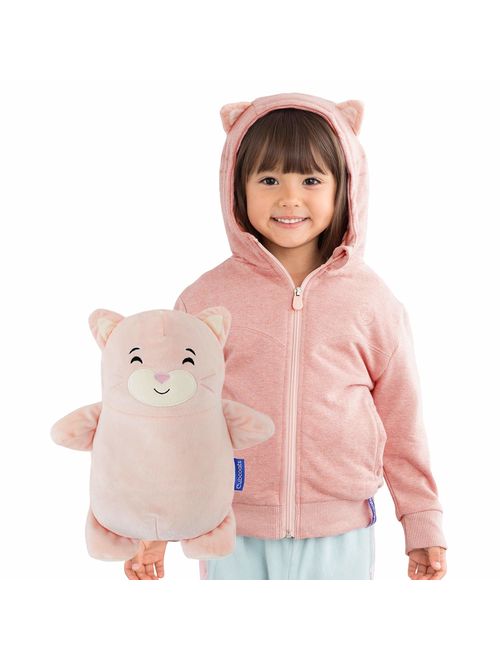 Cubcoats Kali The Kitty - 2-in-1 Transforming Hoodie and Soft Plushie - Soft Pink