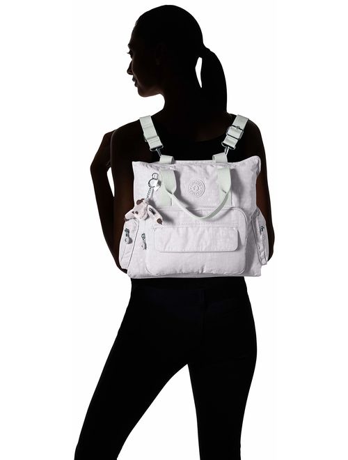 Kipling Women's Alvy 2-in-1 Convertible Tote Bag Backpack, Wear 2 Ways, Zip Closure