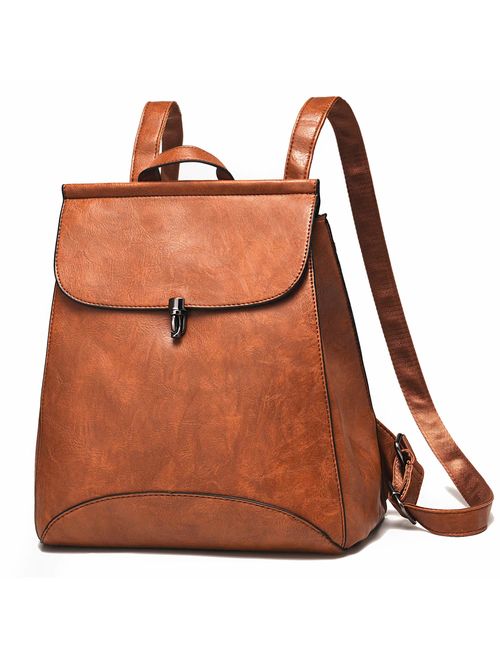 Women Fashion Backpacks Purse Pu leather Ladies Casual Rucksack Lightweight Travel Shoulder Bags
