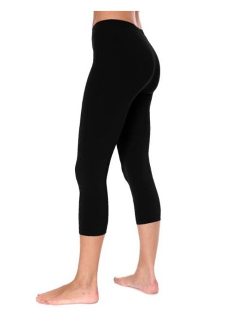 Danskin Women's Classic Supplex Body Fit Capri Legging