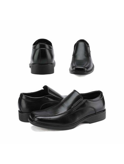 Bruno Marc Men's Formal Leather Lined Dress Loafers Shoes