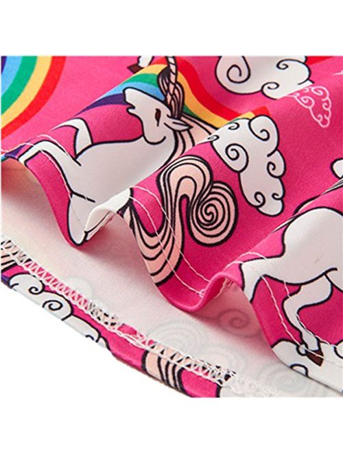 BFUSTYLE Girl Print Dress, Sleeveless Casual Floral Sundress for Girls 4-13 Years