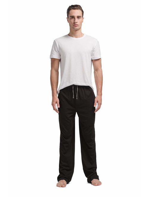 CYZ Men's 100% Cotton Jersey Knit Pajama Pants Lounge Pants
