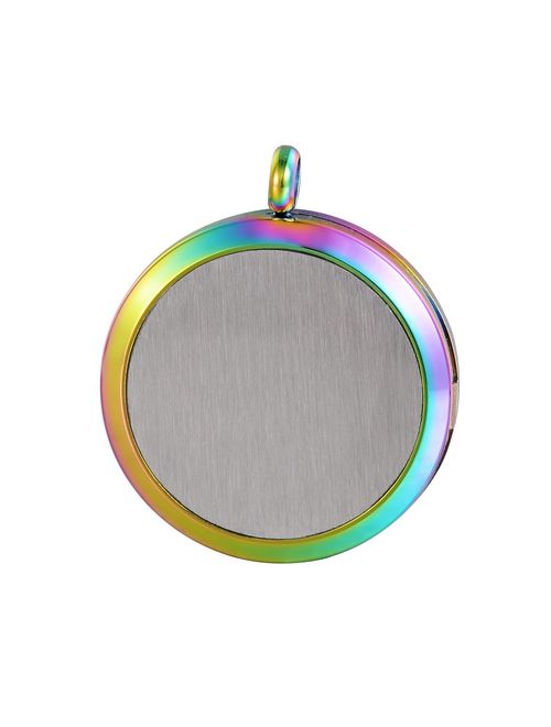 HooAMI Essential Oil Diffuser Necklace Aromatherapy Pendant Stainless Steel Locket Jewelry for Women, Men, Boy, Girl