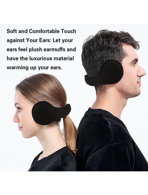 Buy Komene Classic Fleece Ear Muffs Collapsible BehindTheHead Ear