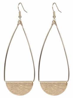New! Shield Paddle Earring Lightweight Statement Earrings | SPUNKYsoul Collection