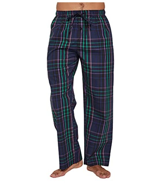 CYZ Men's 100% Cotton Poplin Pajama Lounge Sleep Pant