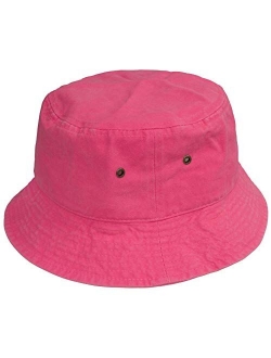 Gelante 100% Cotton Packable Fishing Hunting Summer Travel Bucket Cap Hat
