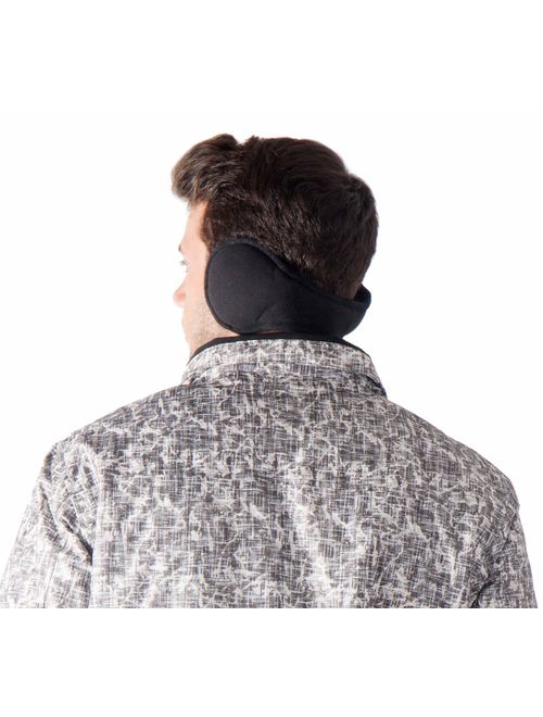 Men Winter Outdoors Ultra-Soft Plush Faux Fur Earmuffs