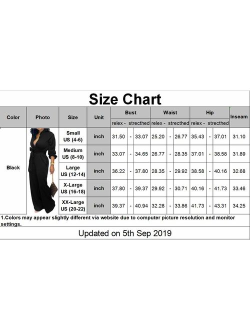 Women's Sexy Jumpsuits Elegant Long Sleeve Long Pants Straight Long Pants Clubwear Denim Rompers with Pockets