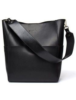 Women's Leather Designer Handbags Tote Shoulder Bucket Bags