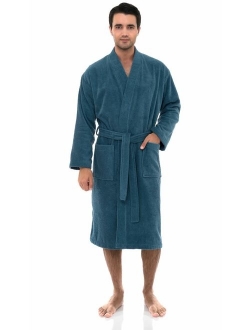 TowelSelections Men's Robe, Turkish Cotton Terry Kimono Bathrobe