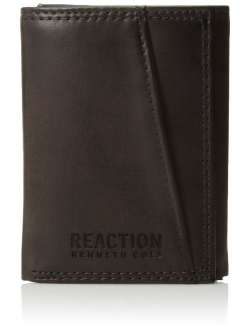 Men's Wallet - RFID Genuine Leather Slim Trifold with ID Window and Card Slots
