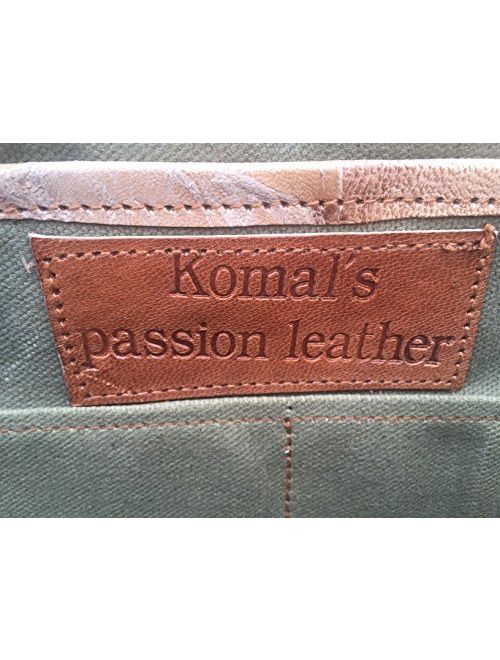 KPL Leather Purse Women Shoulder Bag Crossbody Satchel Ladies Tote Travel Purse by Komal's Passion Leather (12 Inch)