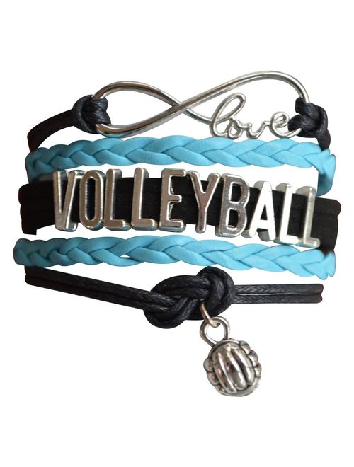 Infinity Collection Volleyball Bracelet- Volleyball Jewelry - Perfect Volleyball Gifts for Players