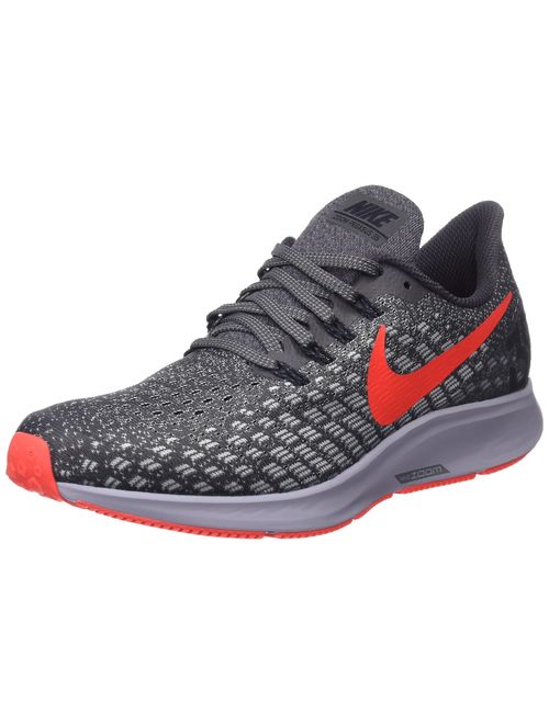 Nike Men's Air Zoom Pegasus 35 Running Shoes (12 D US, Thunder Grey/Bright Crimson/Phantom)