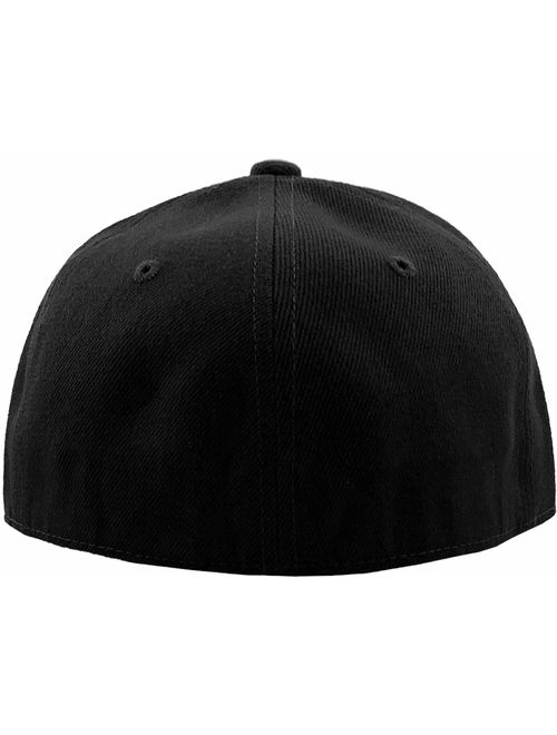 KBETHOS The Real Original Fitted Flat-Bill Hats True-Fit, 9 Sizes & 20 Colors