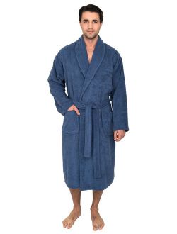 TowelSelections Men's Robe, Turkish Cotton Terry Shawl Bathrobe