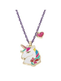 Jojo Siwa Unicorn With Heart Charm Pendant Necklace, 16