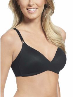 Women's No Side Effects Underarm-Smoothing Comfort Wireless Lightly Lined T-Shirt Bra 1056
