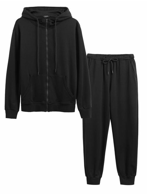 COOFANDY Men Sweatsuit 2 Piece Outfit Long Pant Tracksuit Sets 