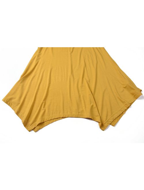 BELAROI Women 3/4 Sleeve Swing Tunic Tops Plus Size T Shirt