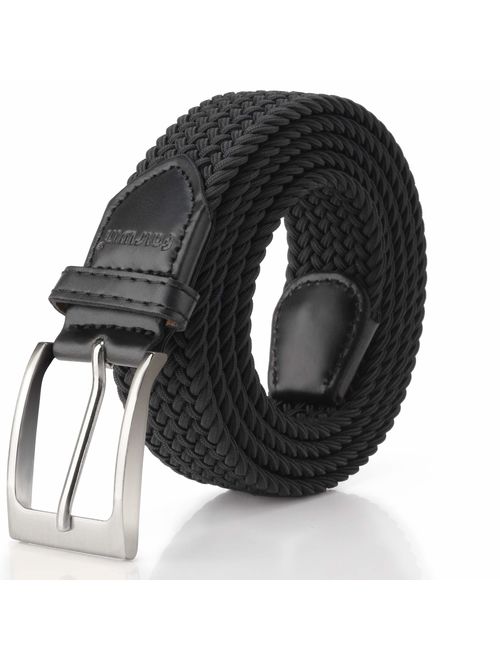 Elastic Braided Belt, Fairwin Enduring Stretch Woven Belt for Men/Women/Junior