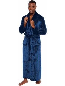 Men's Big and Tall Full Length Long Bathrobe House Coat Pajamas