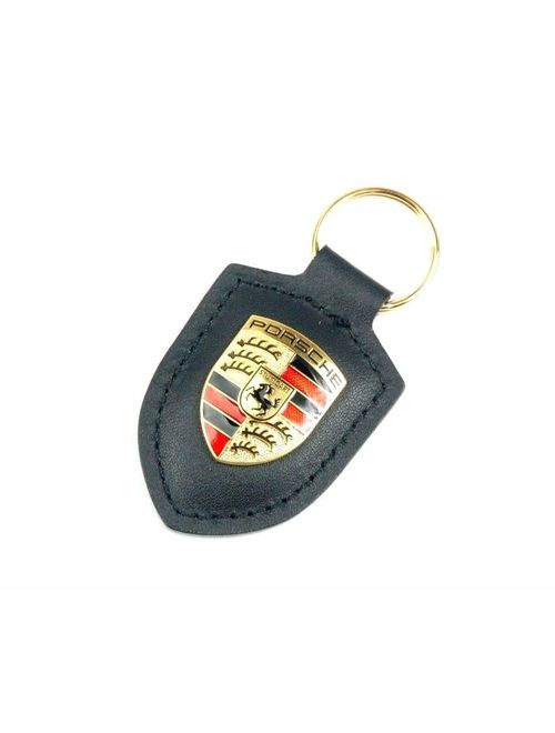 Porsche Crest Key Ring - Black